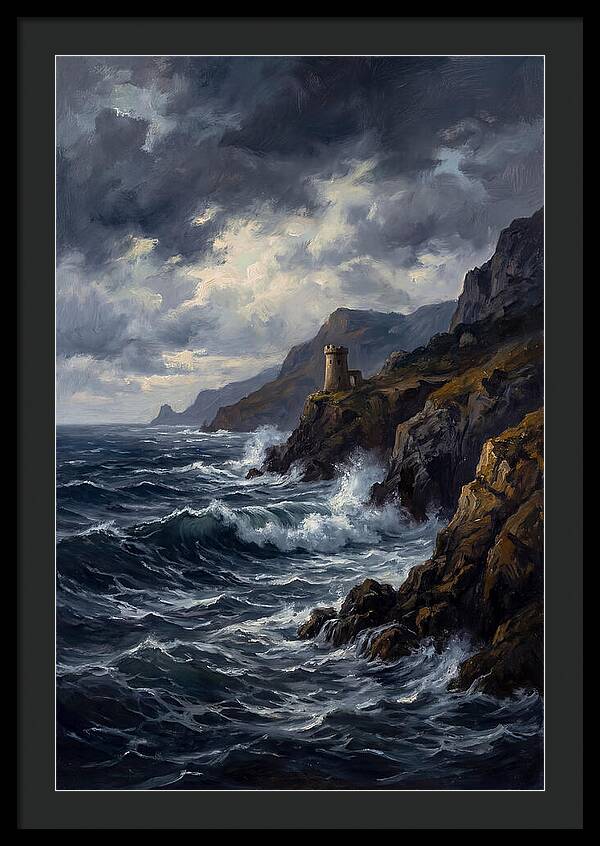 Stormy Mediterranean Coast