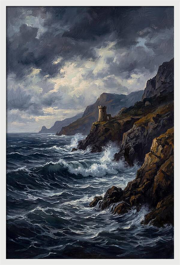 Stormy Mediterranean Coast