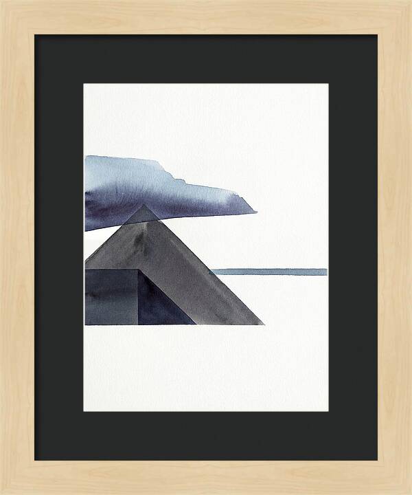 Stormy Minimalist Landscape