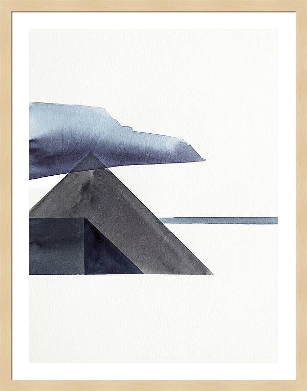 Stormy Minimalist Landscape