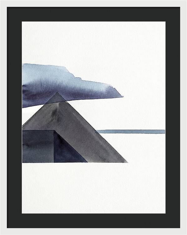 Stormy Minimalist Landscape