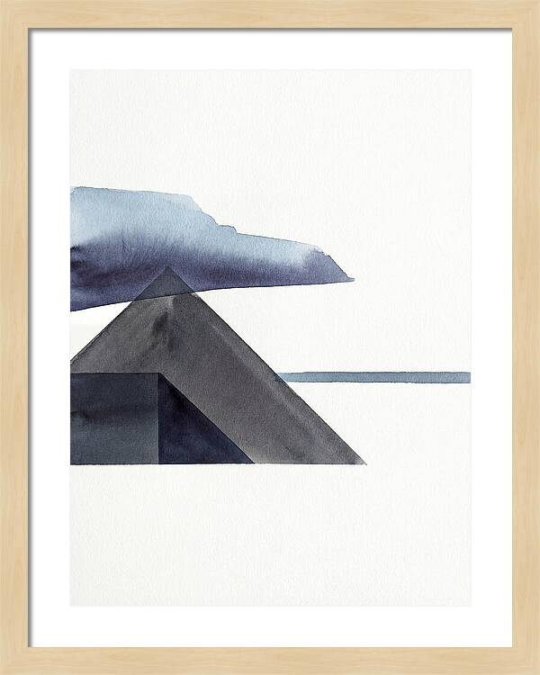 Stormy Minimalist Landscape