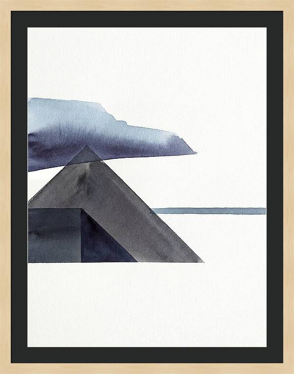Stormy Minimalist Landscape