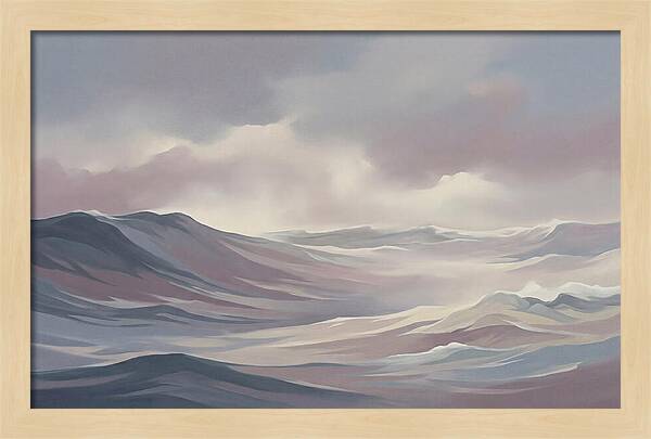 Stormy Seas In Grey