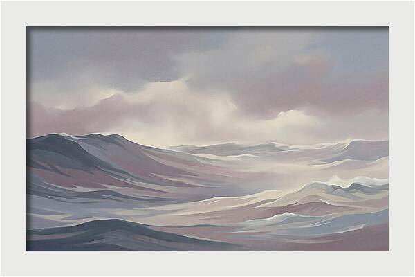 Stormy Seas In Grey