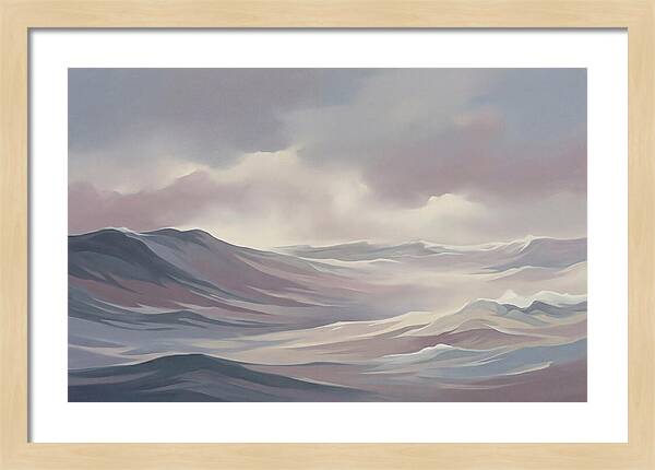 Stormy Seas In Grey