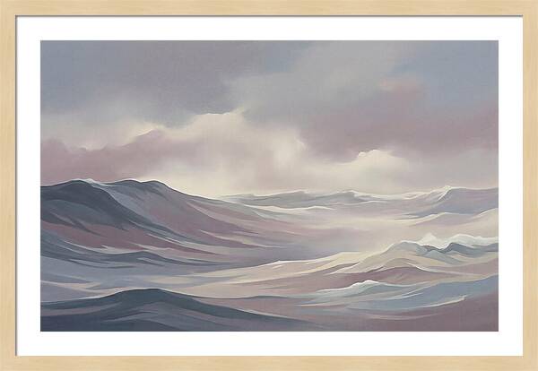 Stormy Seas In Grey