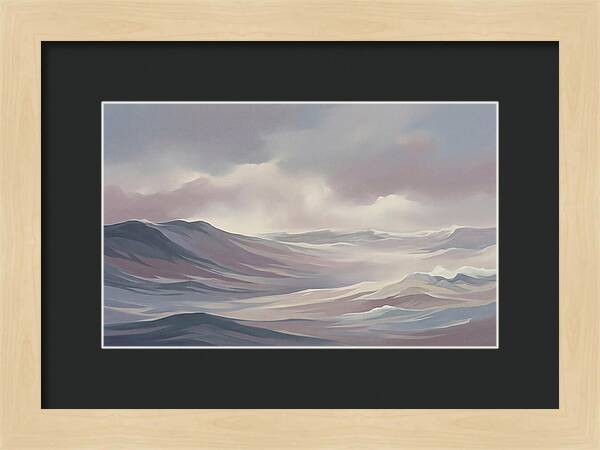 Stormy Seas In Grey