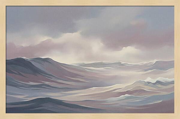 Stormy Seas In Grey