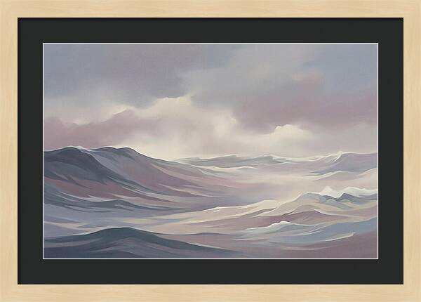 Stormy Seas In Grey