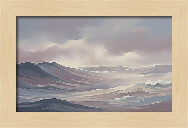 Stormy Seas In Grey