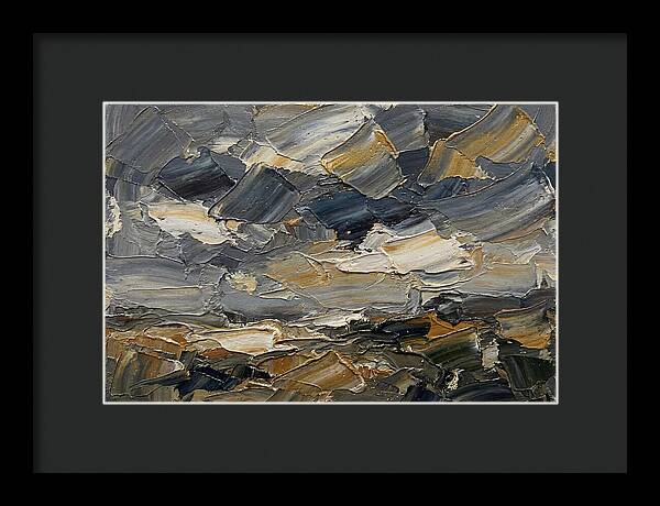 Stormy Sky Over Fields