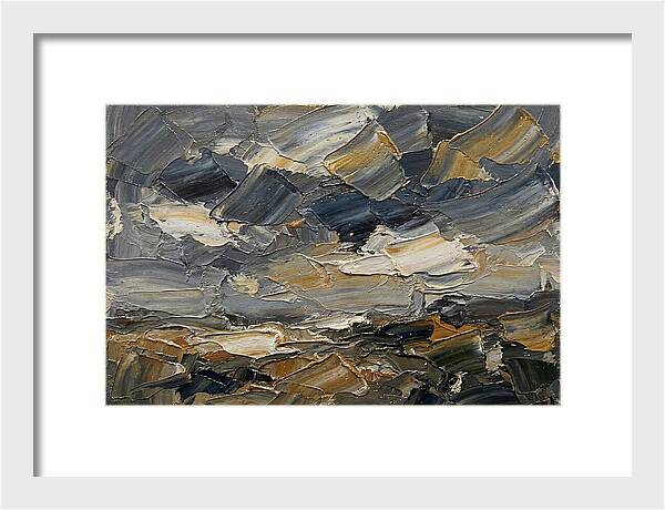 Stormy Sky Over Fields