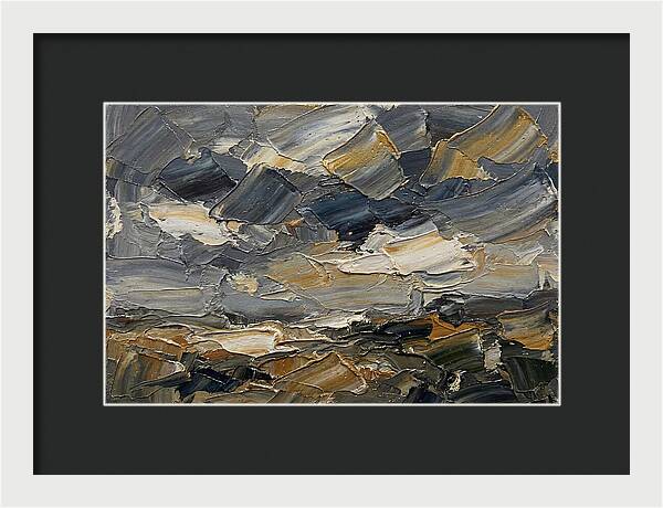Stormy Sky Over Fields