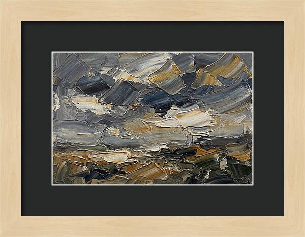 Stormy Sky Over Fields