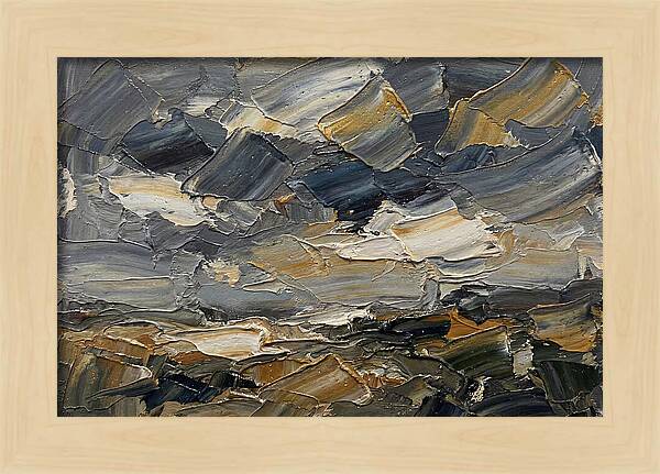 Stormy Sky Over Fields