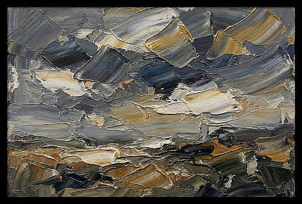 Stormy Sky Over Fields