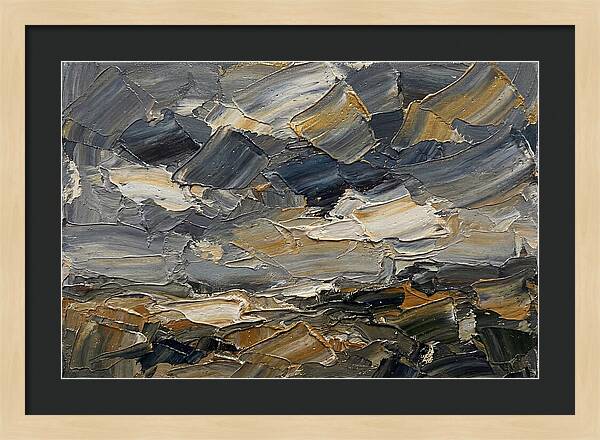 Stormy Sky Over Fields