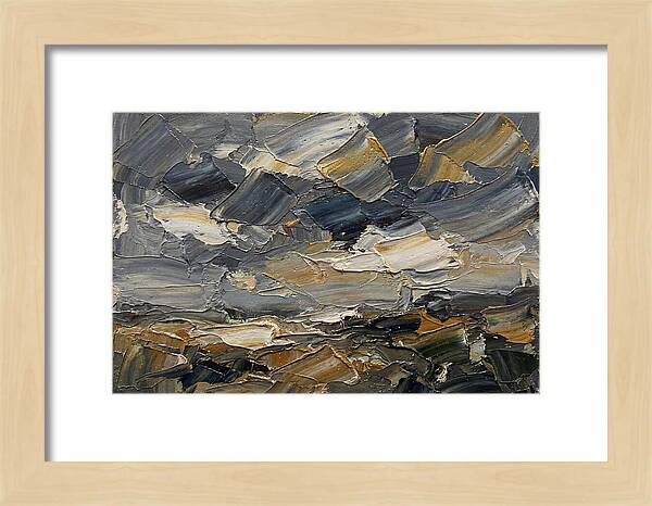 Stormy Sky Over Fields