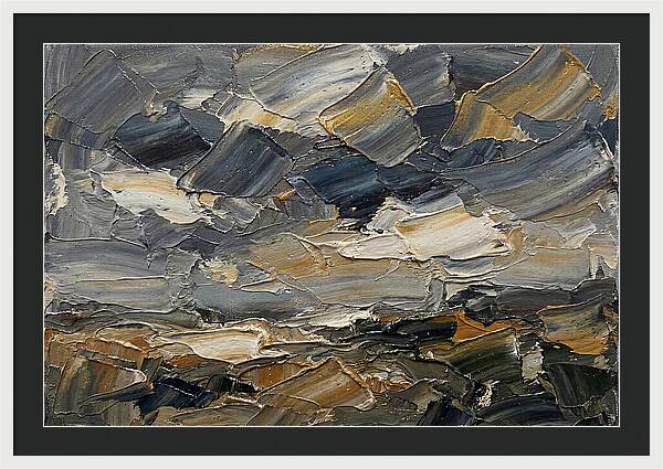 Stormy Sky Over Fields
