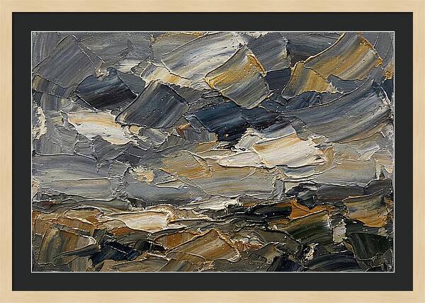Stormy Sky Over Fields