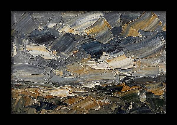 Stormy Sky Over Fields