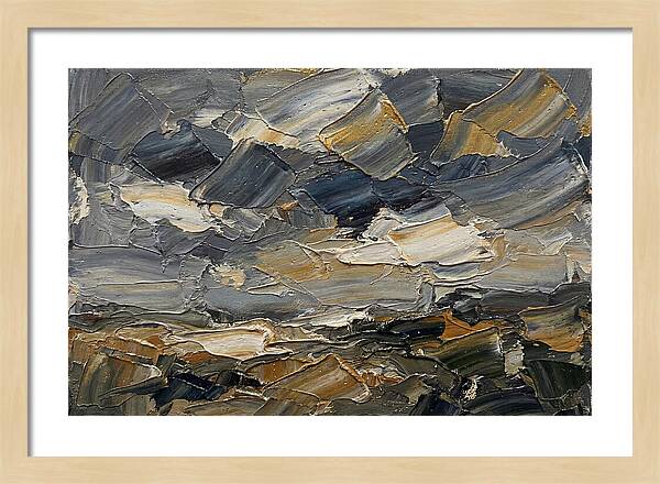Stormy Sky Over Fields