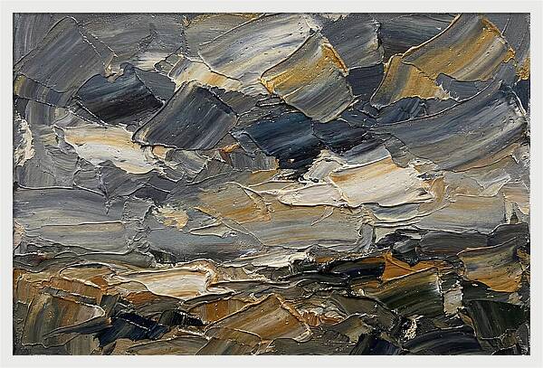 Stormy Sky Over Fields