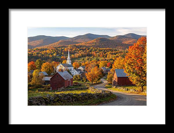 Stowe Vermont In Peak Autumn