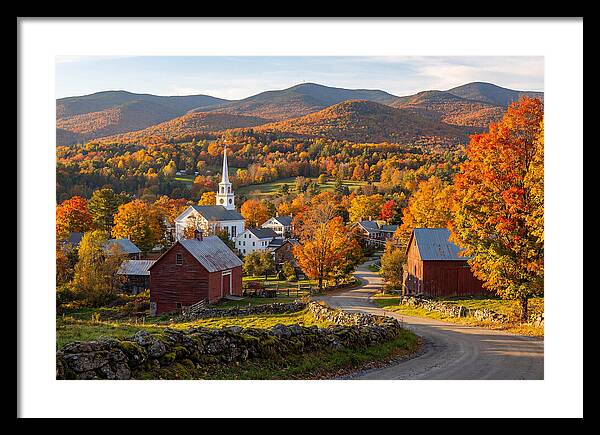 Stowe Vermont In Peak Autumn