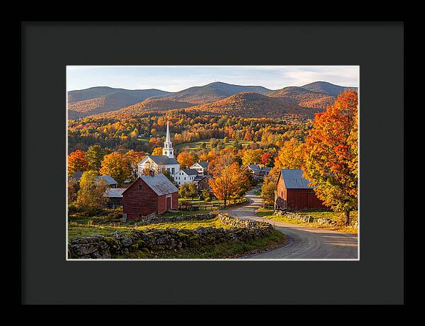 Stowe Vermont In Peak Autumn