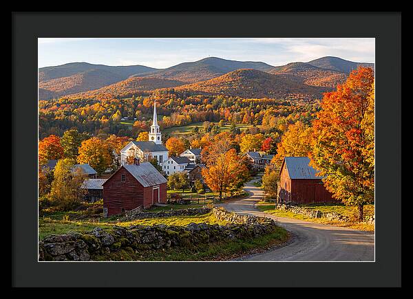 Stowe Vermont In Peak Autumn