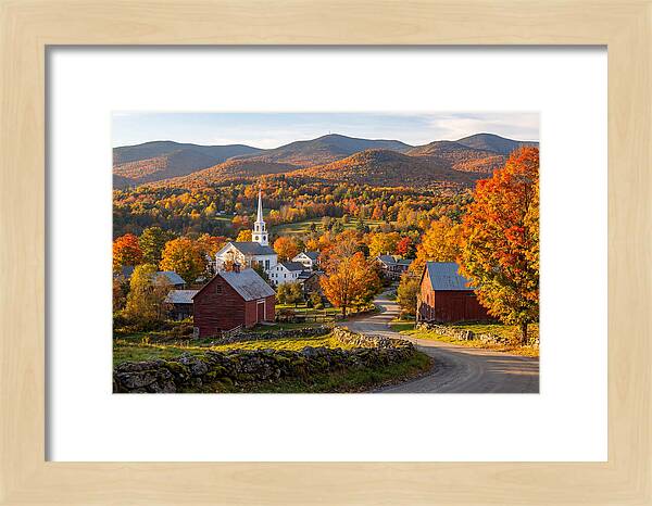 Stowe Vermont In Peak Autumn