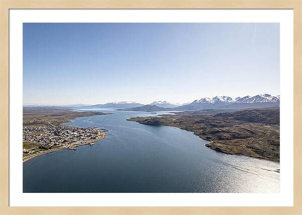 Strait Of Magellan From Above