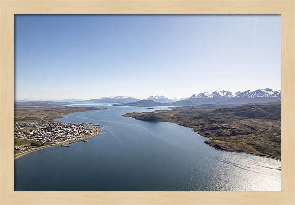 Strait Of Magellan From Above