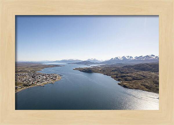 Strait Of Magellan From Above