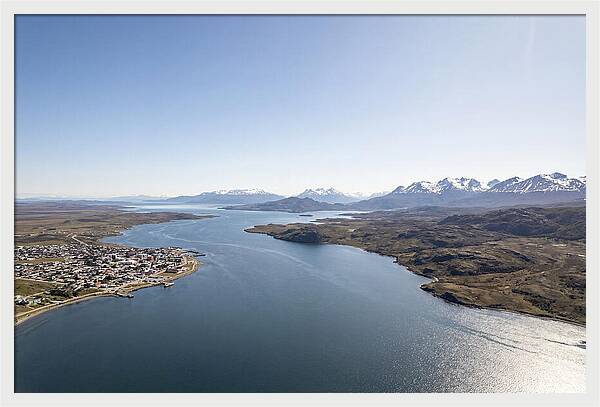 Strait Of Magellan From Above