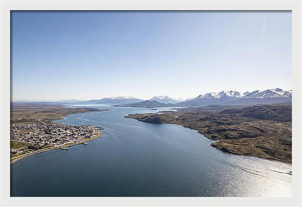 Strait Of Magellan From Above