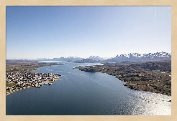 Strait Of Magellan From Above