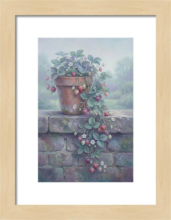 Strawberry Pot With Cascading Fruit