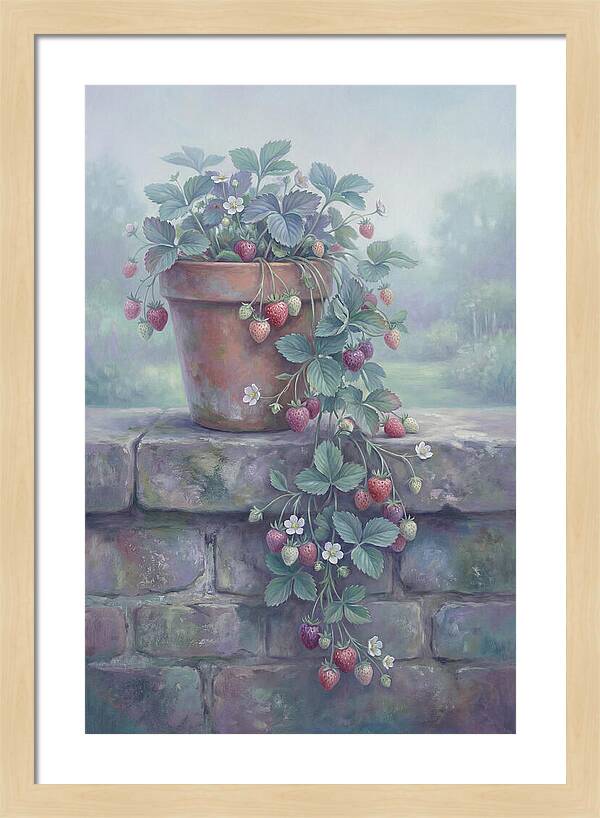 Strawberry Pot With Cascading Fruit