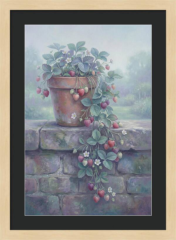 Strawberry Pot With Cascading Fruit