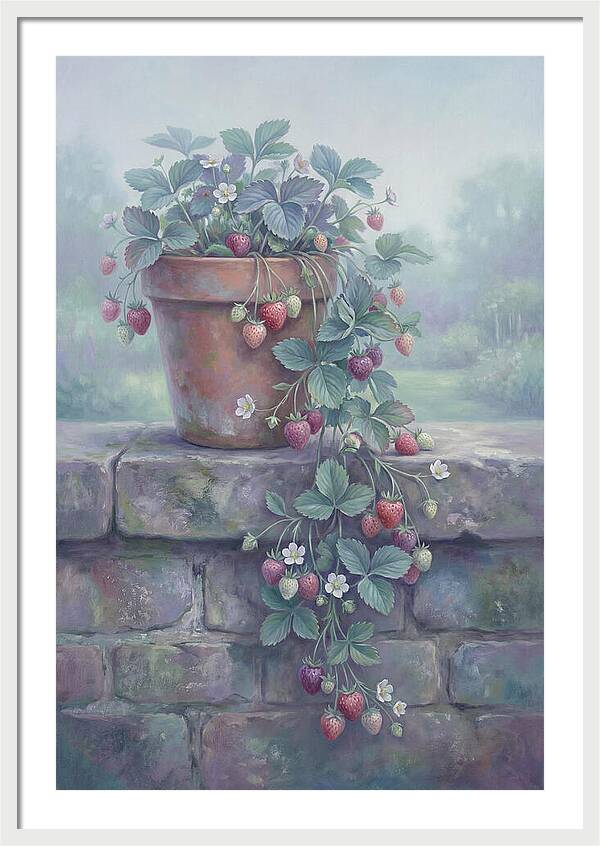 Strawberry Pot With Cascading Fruit