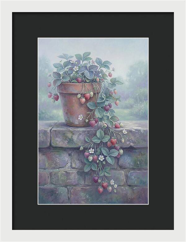 Strawberry Pot With Cascading Fruit