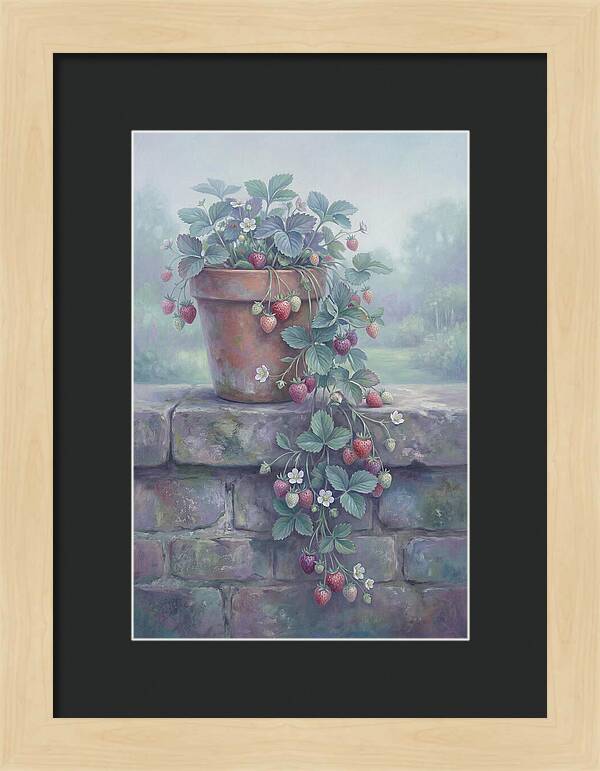 Strawberry Pot With Cascading Fruit