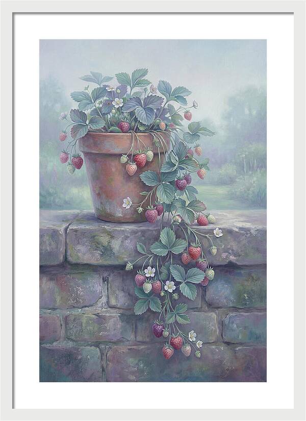 Strawberry Pot With Cascading Fruit