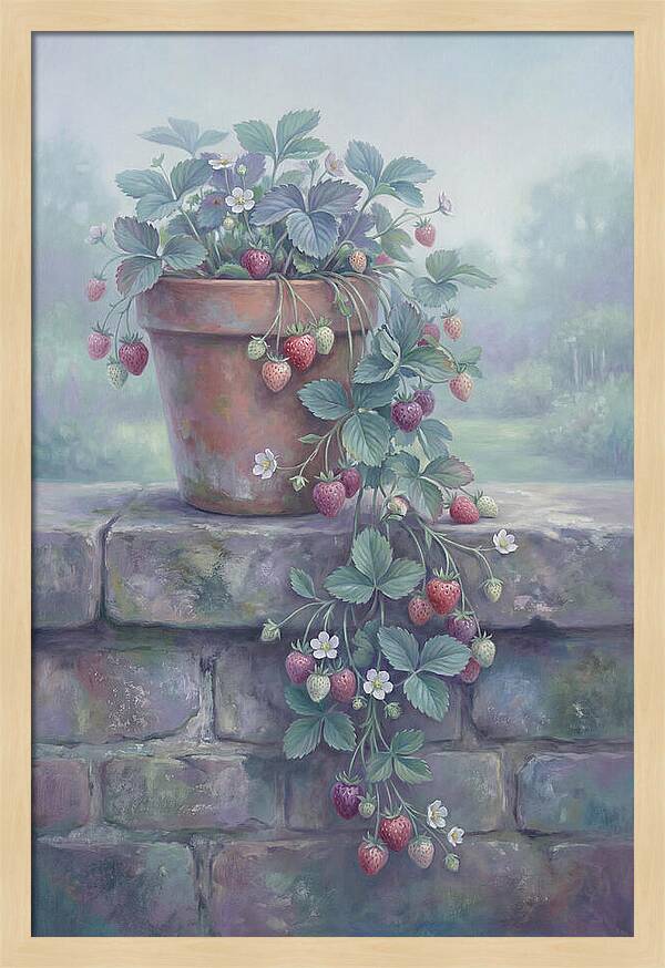 Strawberry Pot With Cascading Fruit