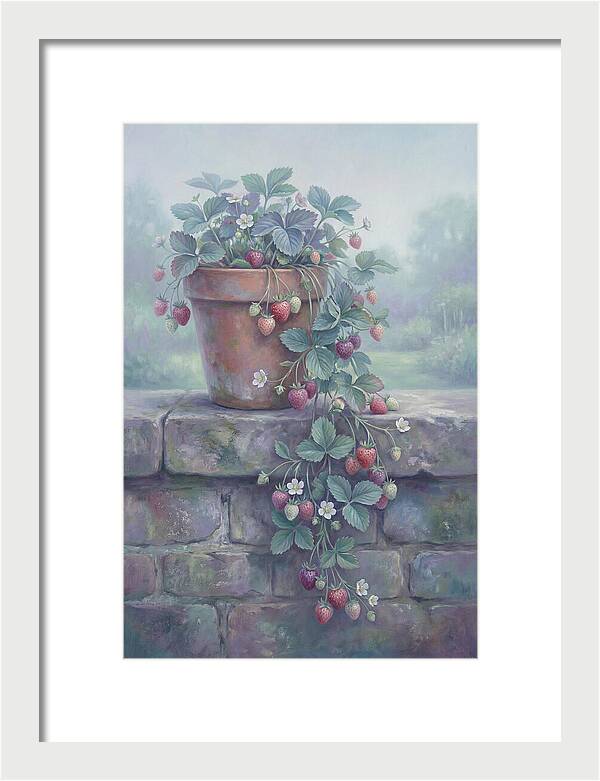 Strawberry Pot With Cascading Fruit