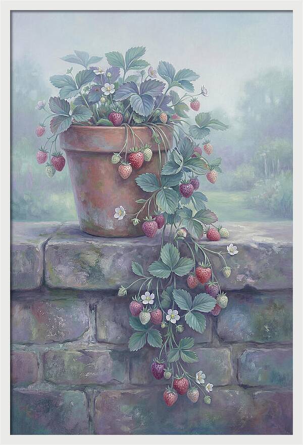 Strawberry Pot With Cascading Fruit