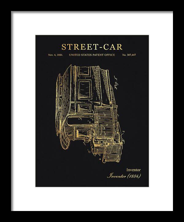 Street Car Gold Patent Us307447